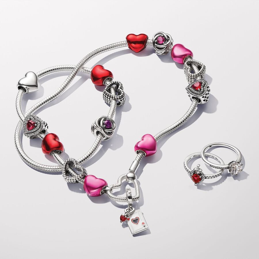 Pandora Disney Villains Queen of Hearts Doppelanhänger-Charm