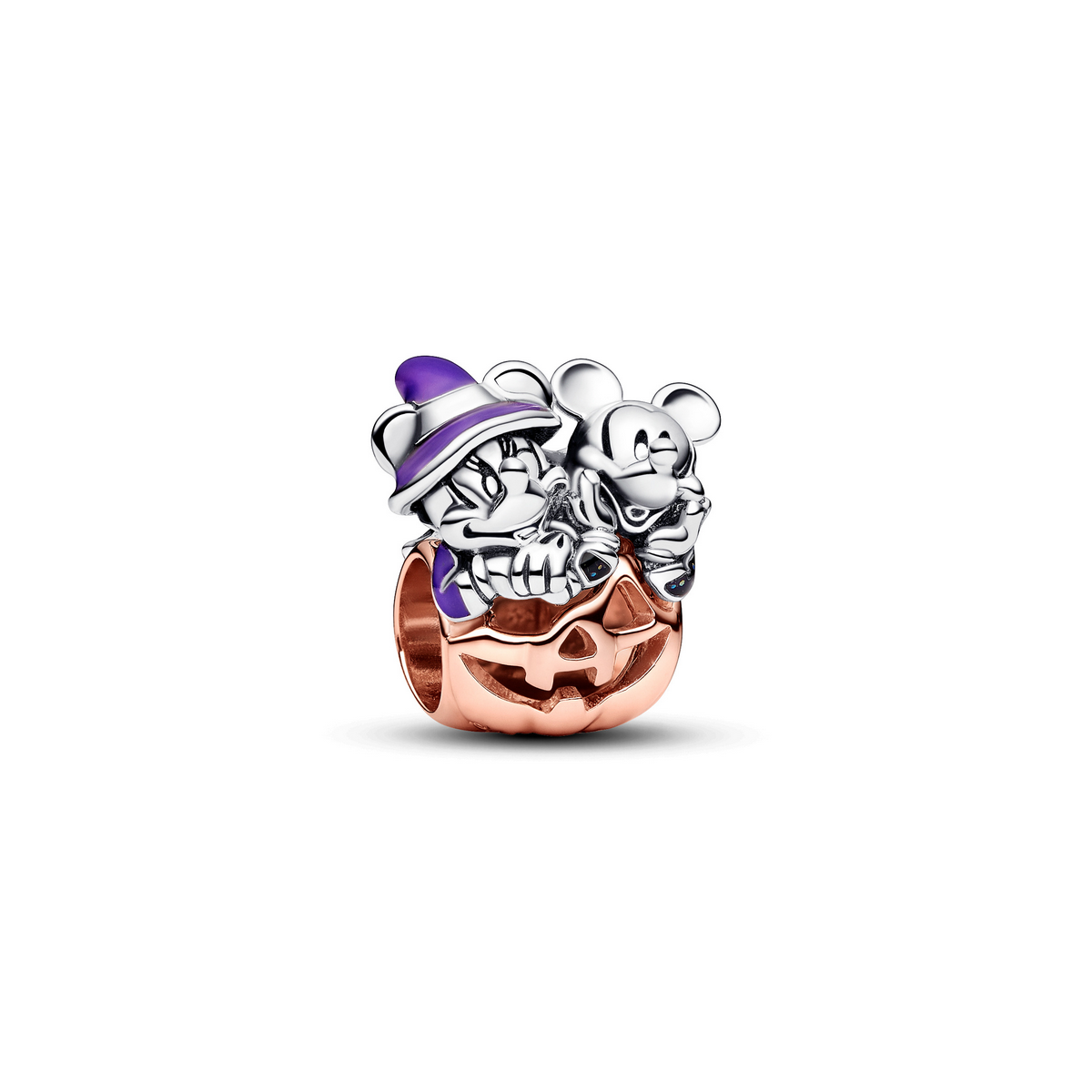 Pandora-Bedel Disney Mickey Mouse & Minnie Mouse Halloween-Kürbis