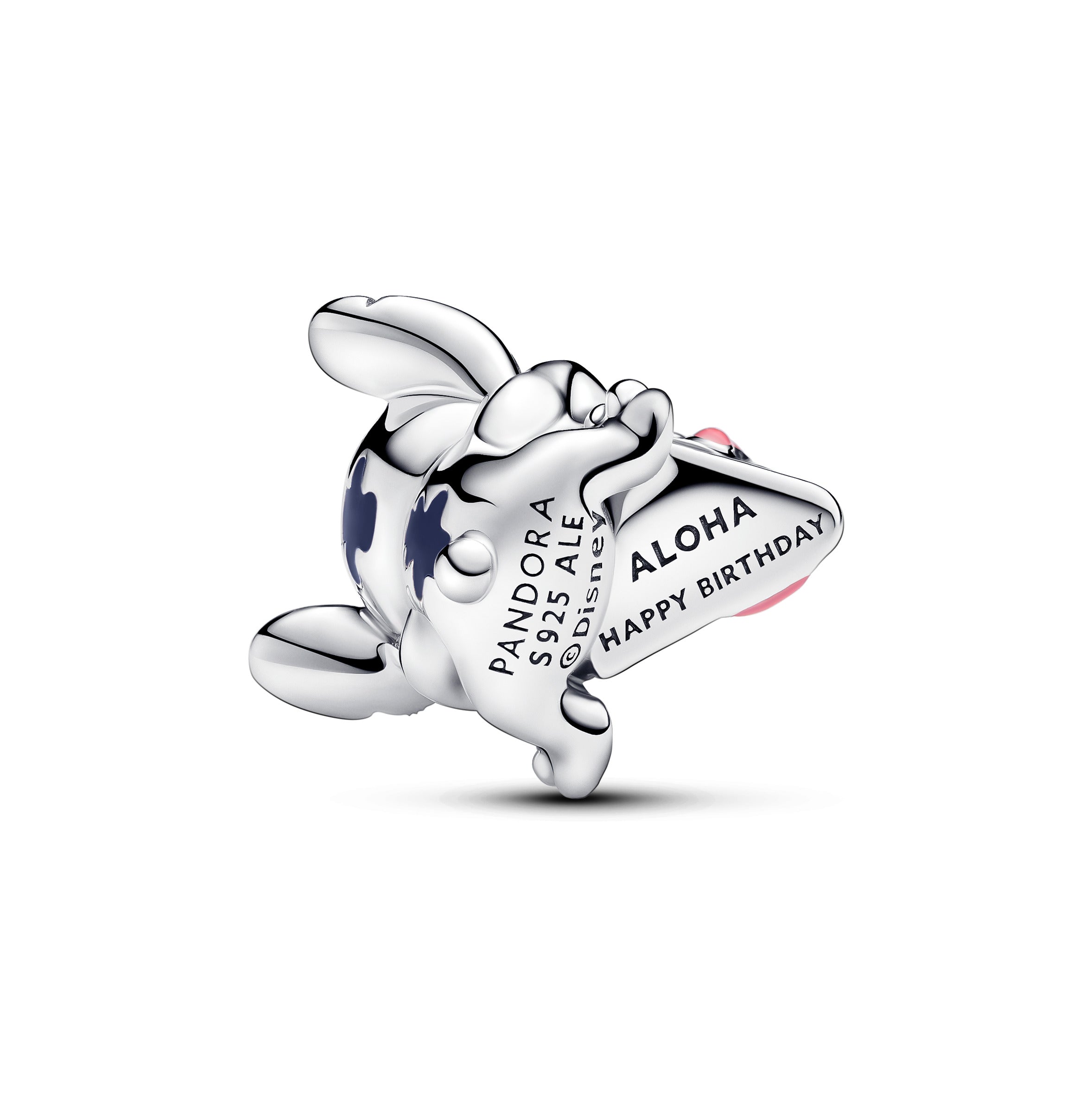 Pandora Disney Stitch Geburtstagstorte Sterlingsilber mit Emaille-Charm