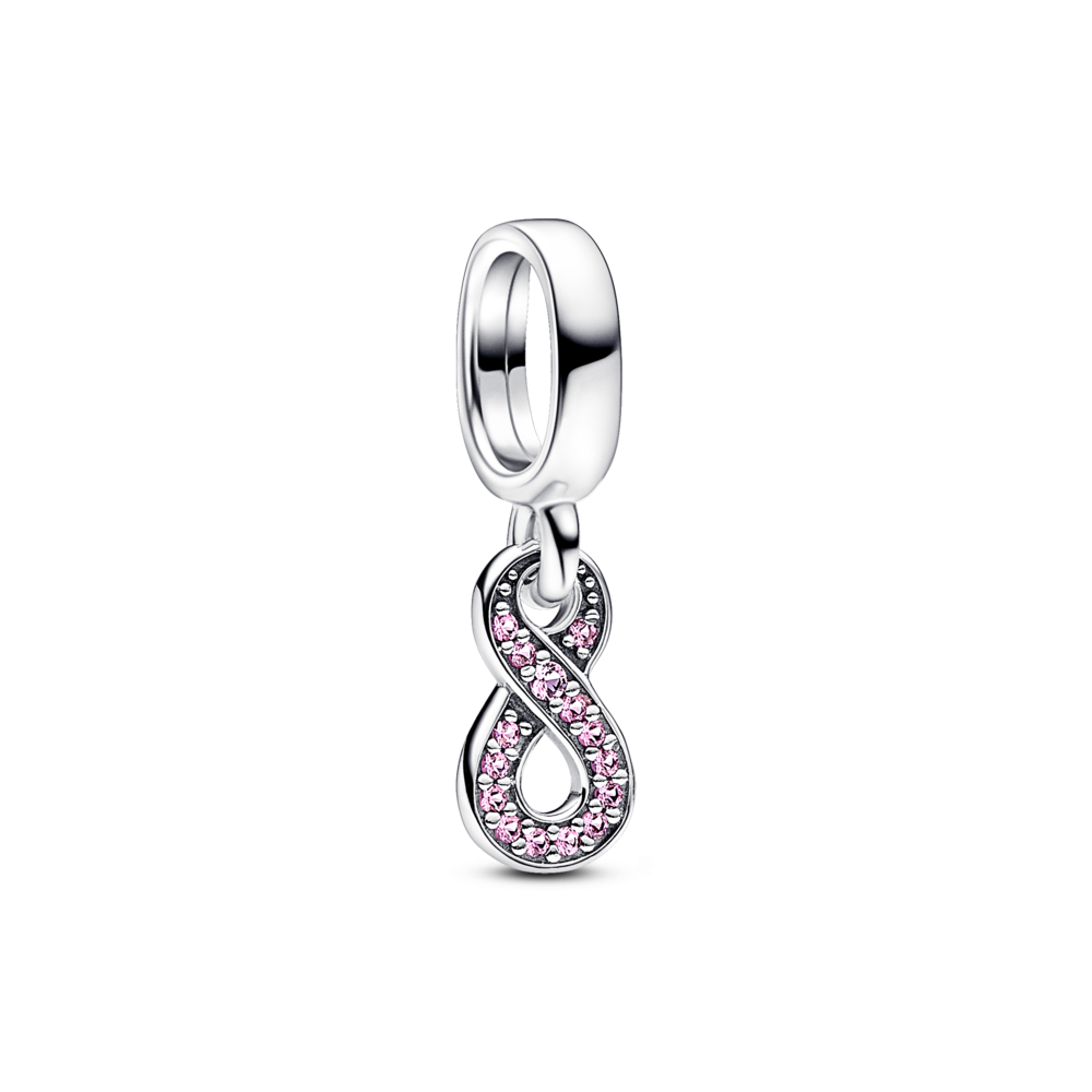 Funkelnder Infinity Dangle Charm