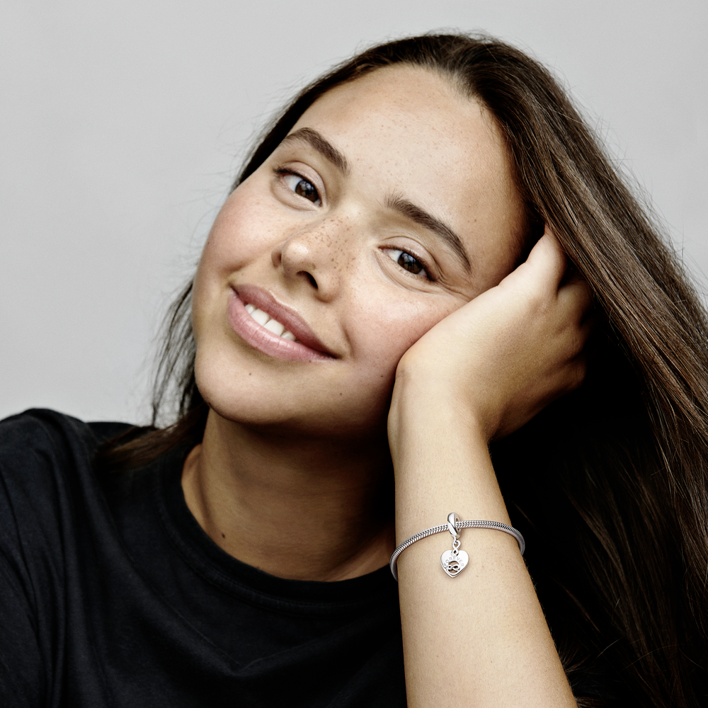 Freunde für immer Herz Anhänger Charme