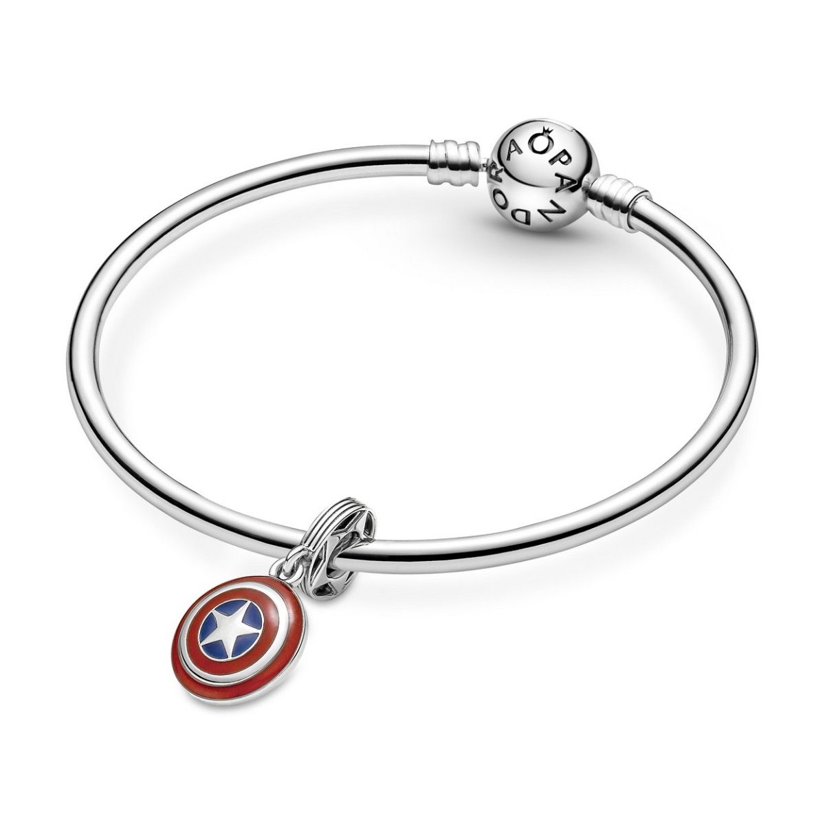 Pandora Marvel The Avengers Captain America Schild Hangende Bedel
