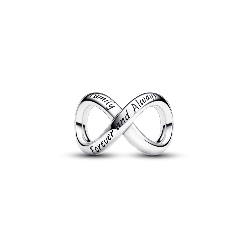 Bead “Always and Forever” with an infinity sign