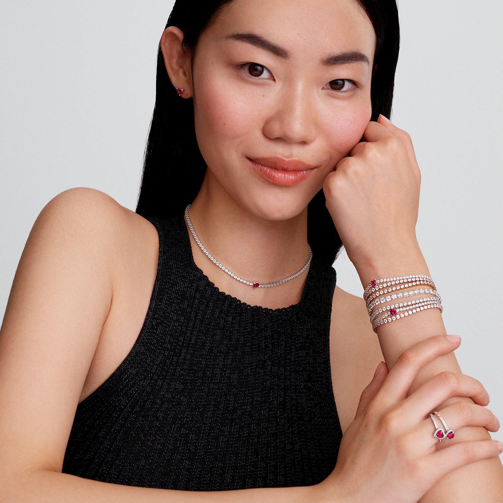 Mr. Hassan Funkelndes Tennisarmband