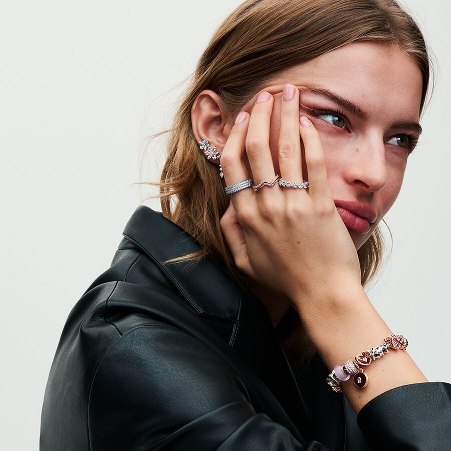 Mattes Rosa Murano-Glasperlen