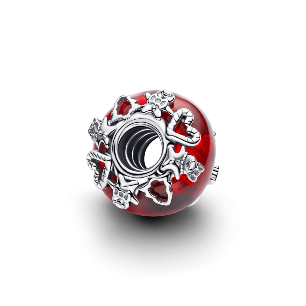 Murano-Glas-Amulett Weihnachtszauber