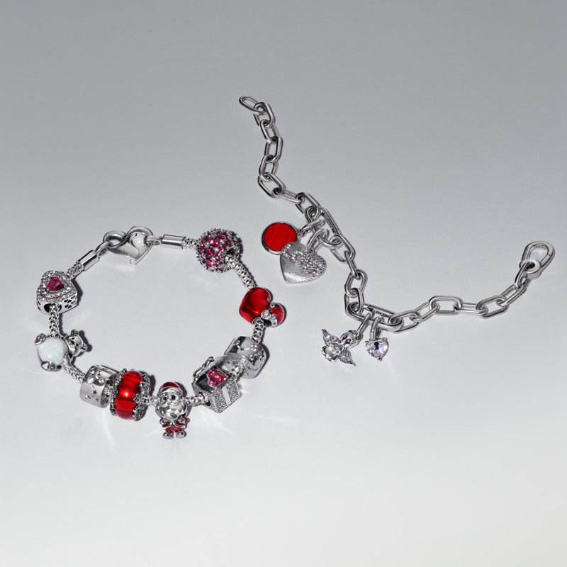 Murano-Glas-Amulett Weihnachtszauber