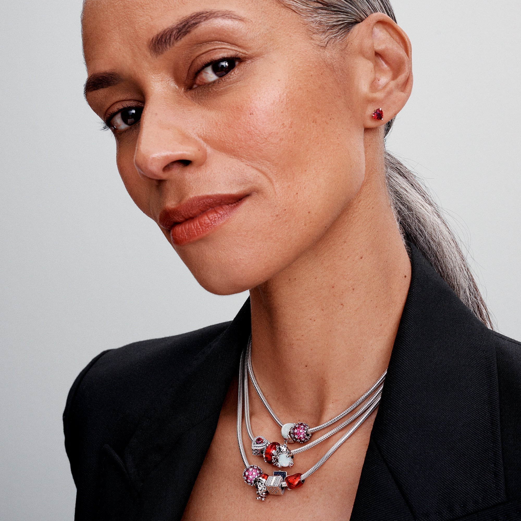 Murano-Glas-Amulett Weihnachtszauber