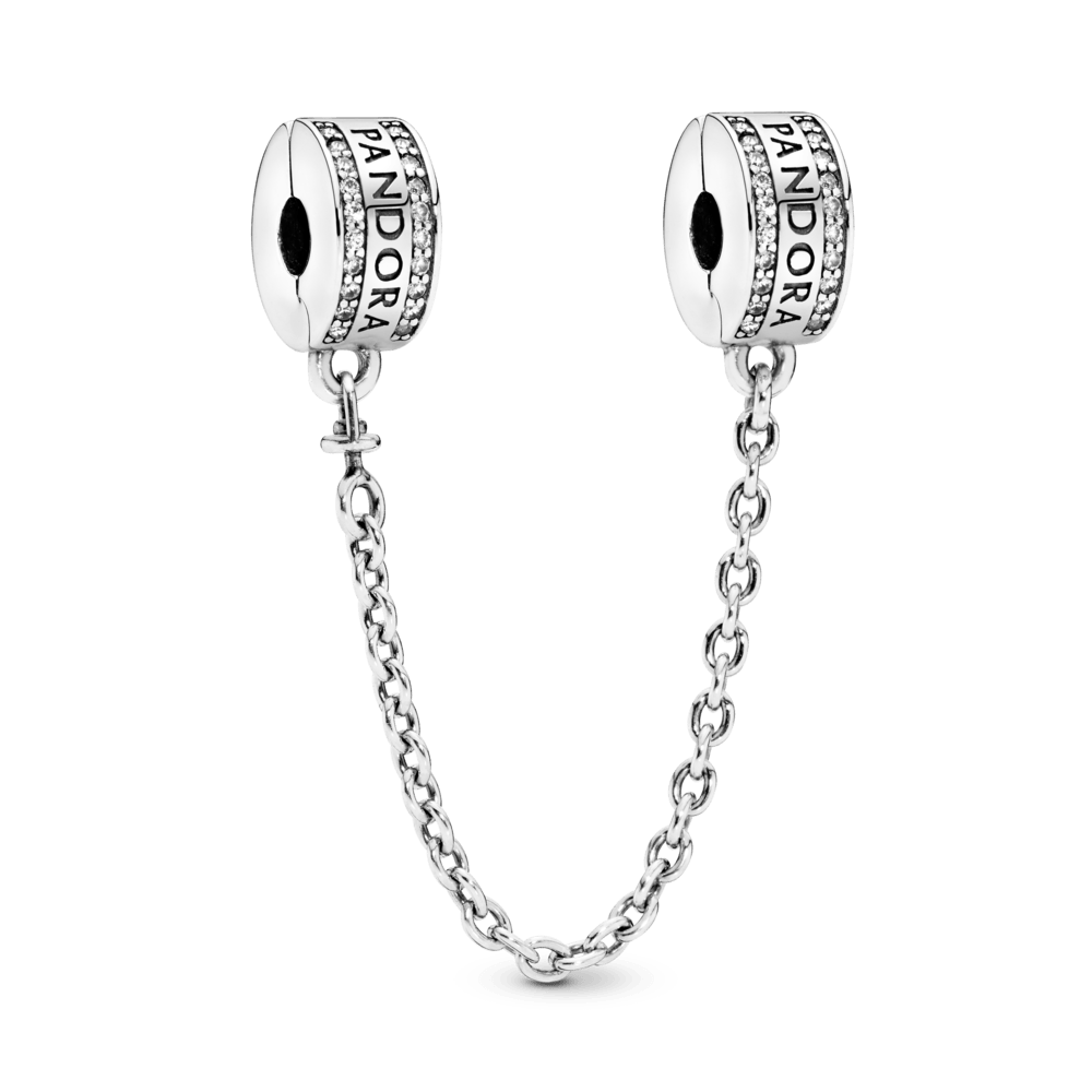Pandora Logo Sicherheitsketten-Anhänger