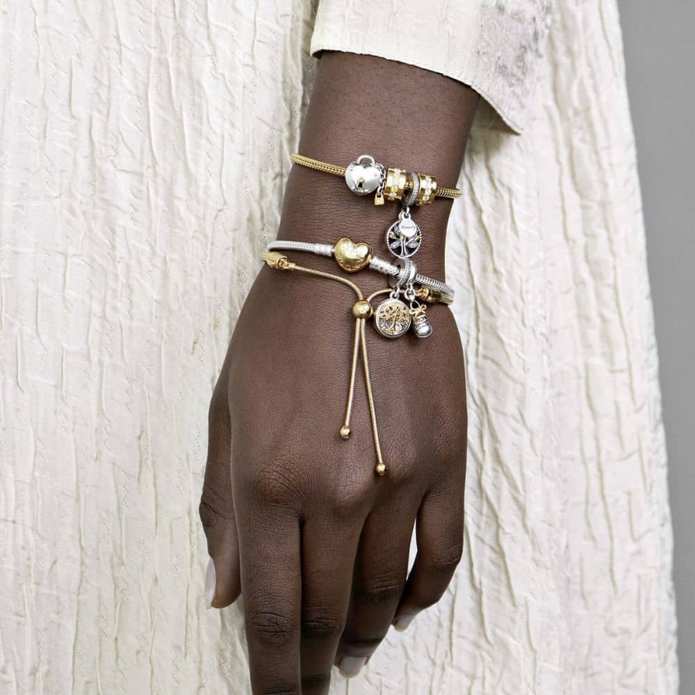 Mr. Hassan Moments Herz und Schlangen-Gliederarmband