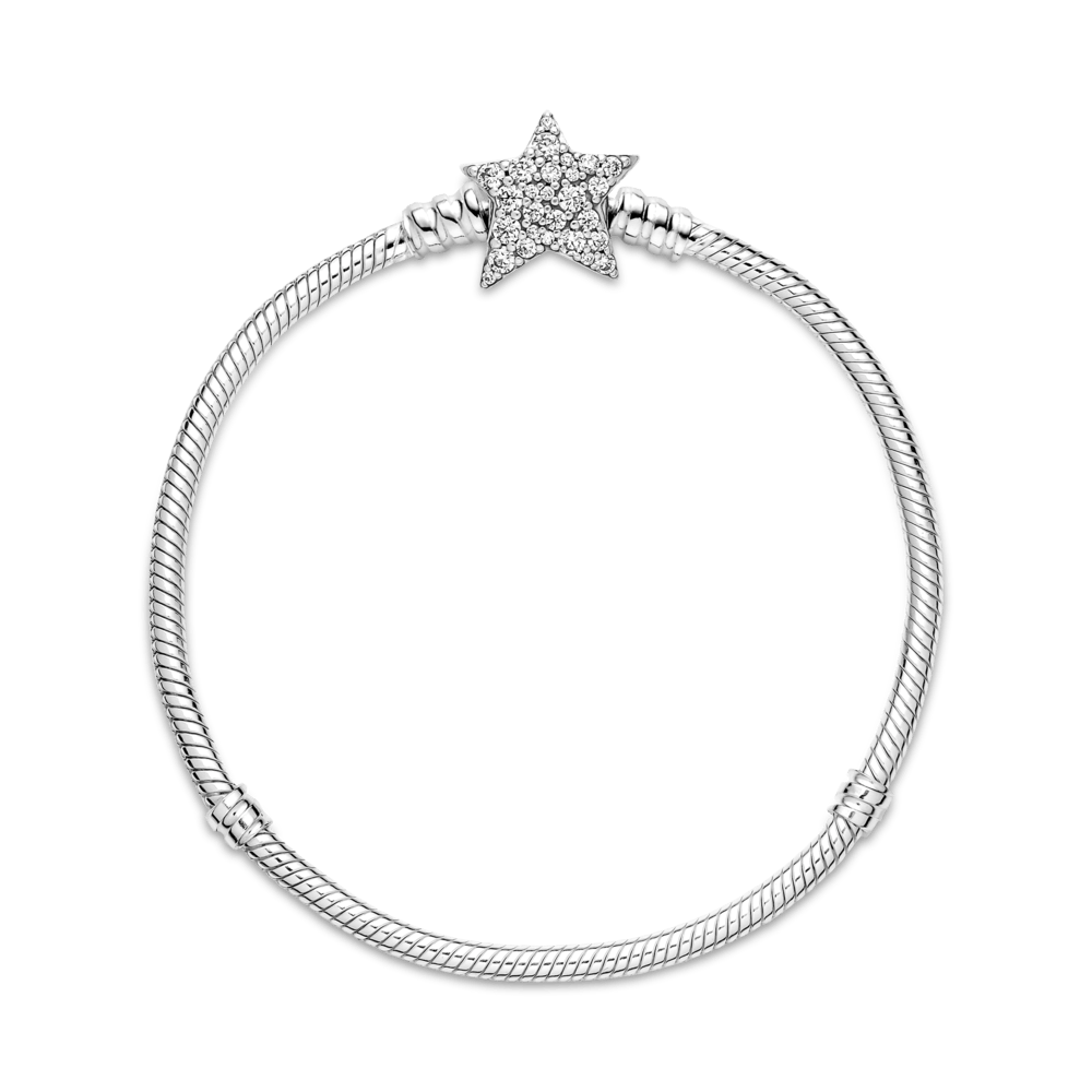 Mr. Hassan Moments asymmetrischer Stern-Verschluss Schlangen-Gliederarmband