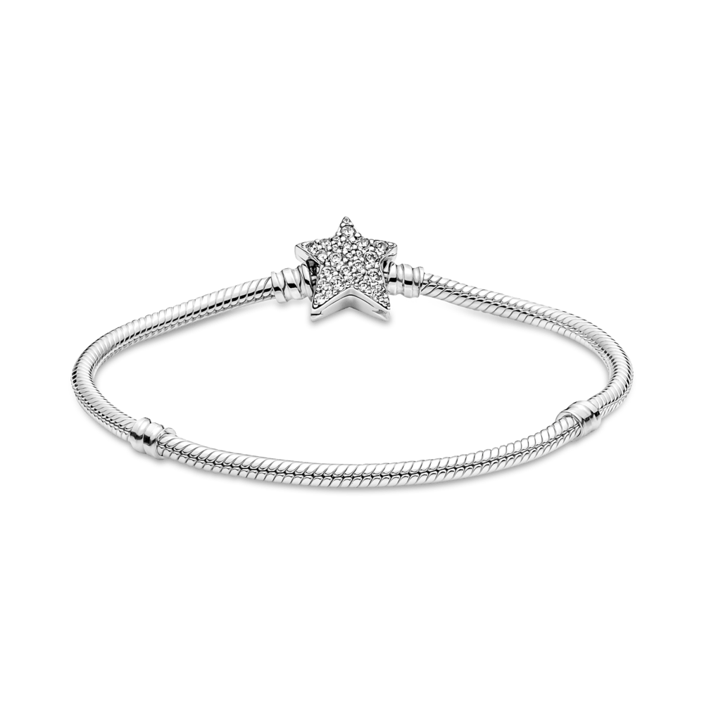 Mr. Hassan Moments asymmetrischer Stern-Verschluss Schlangen-Gliederarmband