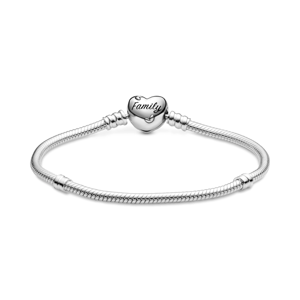 Mr.Hassan Moments Schlangen-Gliederarmband mit Funklendem Unendlichkeits-Herzverschluss