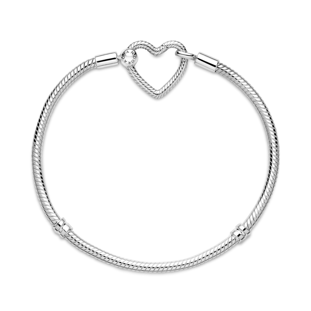 Mr. Moments Herzverschluss Schlangen-Gliederarmband