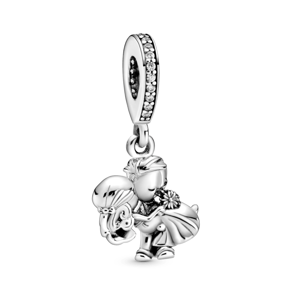 Partner Anhänger mit Eheringen