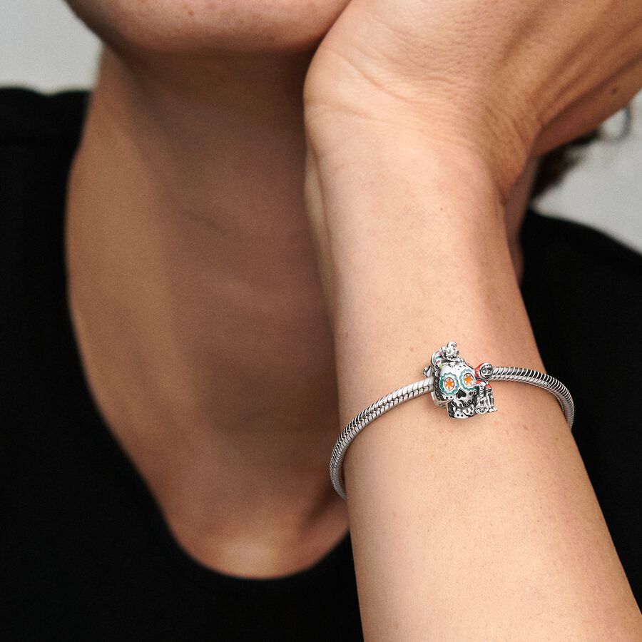 Pandora-Bedel Disney Pixar Coco Miguel & Dante Skull Glow-in-the-Dark