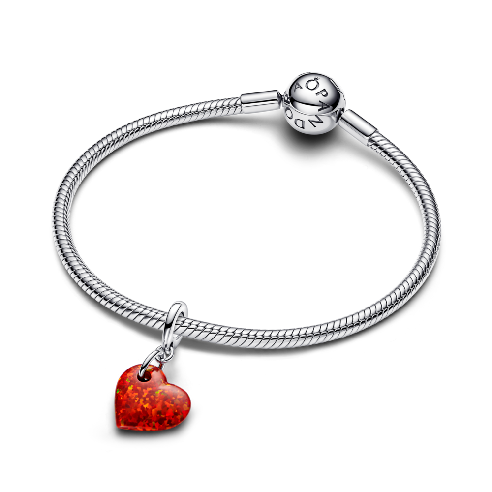 Kabantis Opal Bead 'Rote Herz'