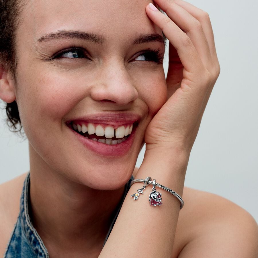 Pandora Disney Der König der Löwen, Simba, Pumbaa und Timon, gemeinsam nutzbarer Anhänger zum Aufhängen,