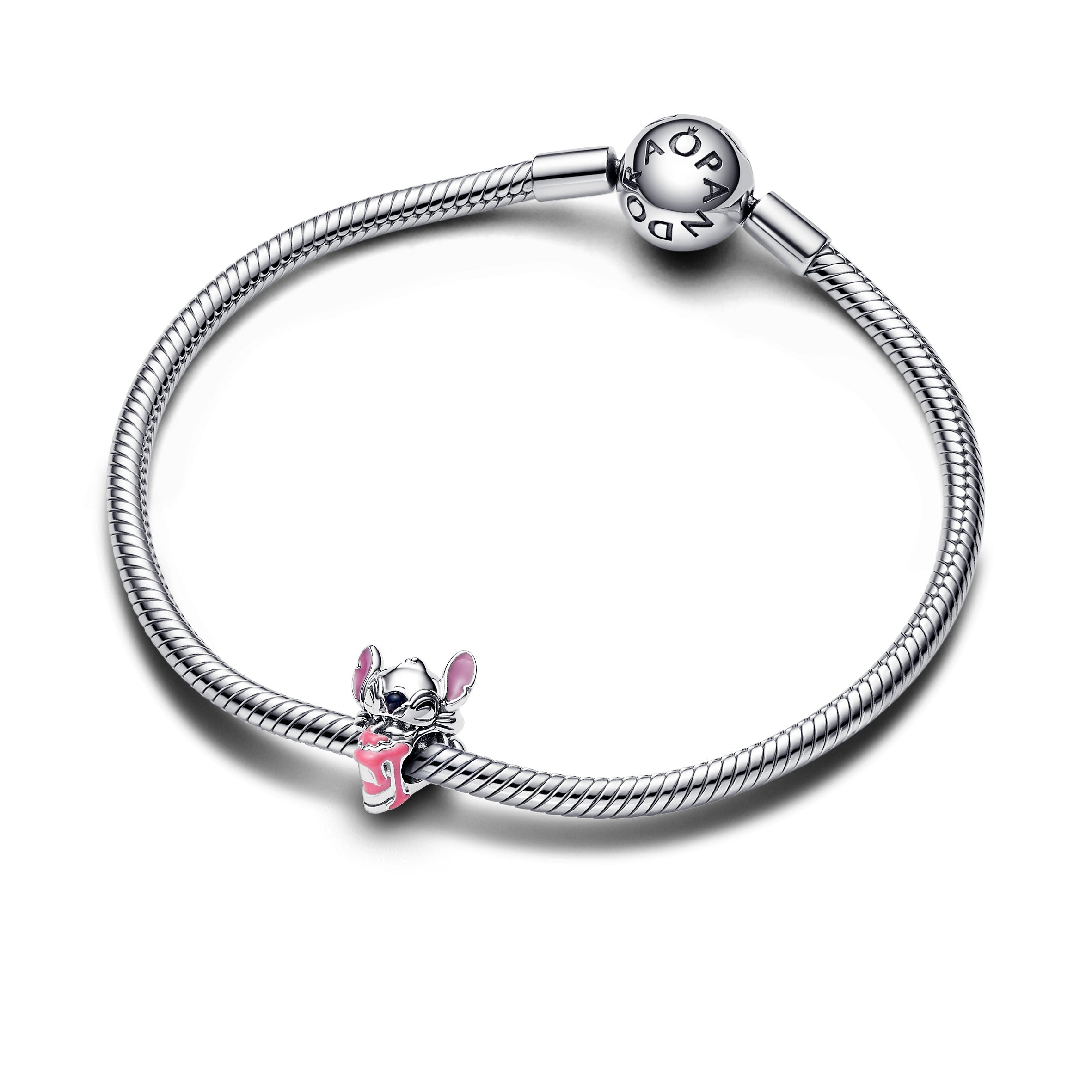 Pandora Disney Stitch Geburtstagstorte Sterlingsilber mit Emaille-Charm
