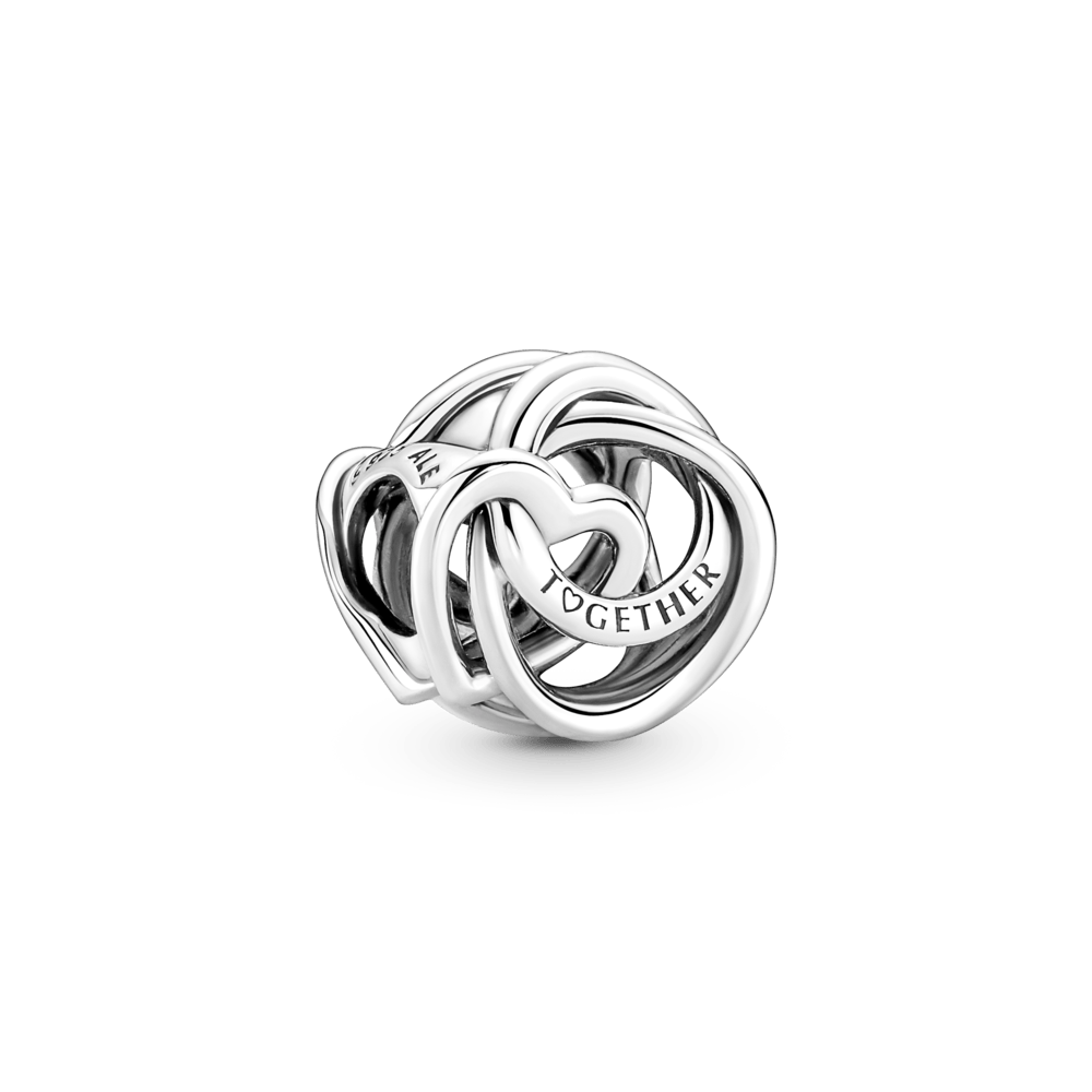 Eternal family love heart bead