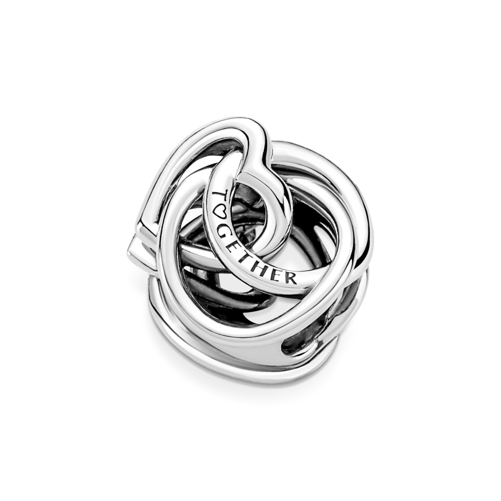 Eternal family love heart bead