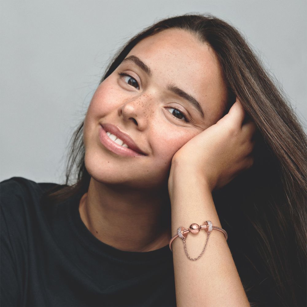 Strahlende Eleganz Sicherheitskette