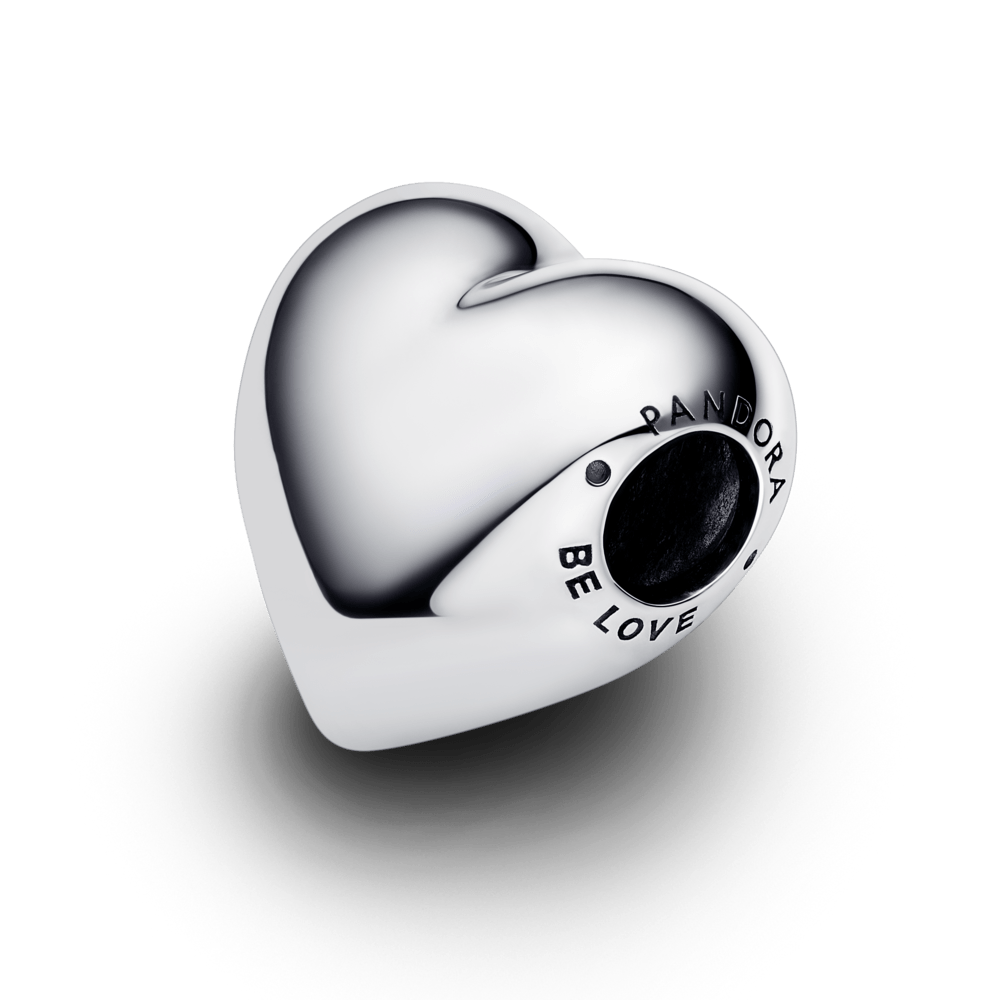 Gravierter großer Herzanhänger – 'Geliebt werden'