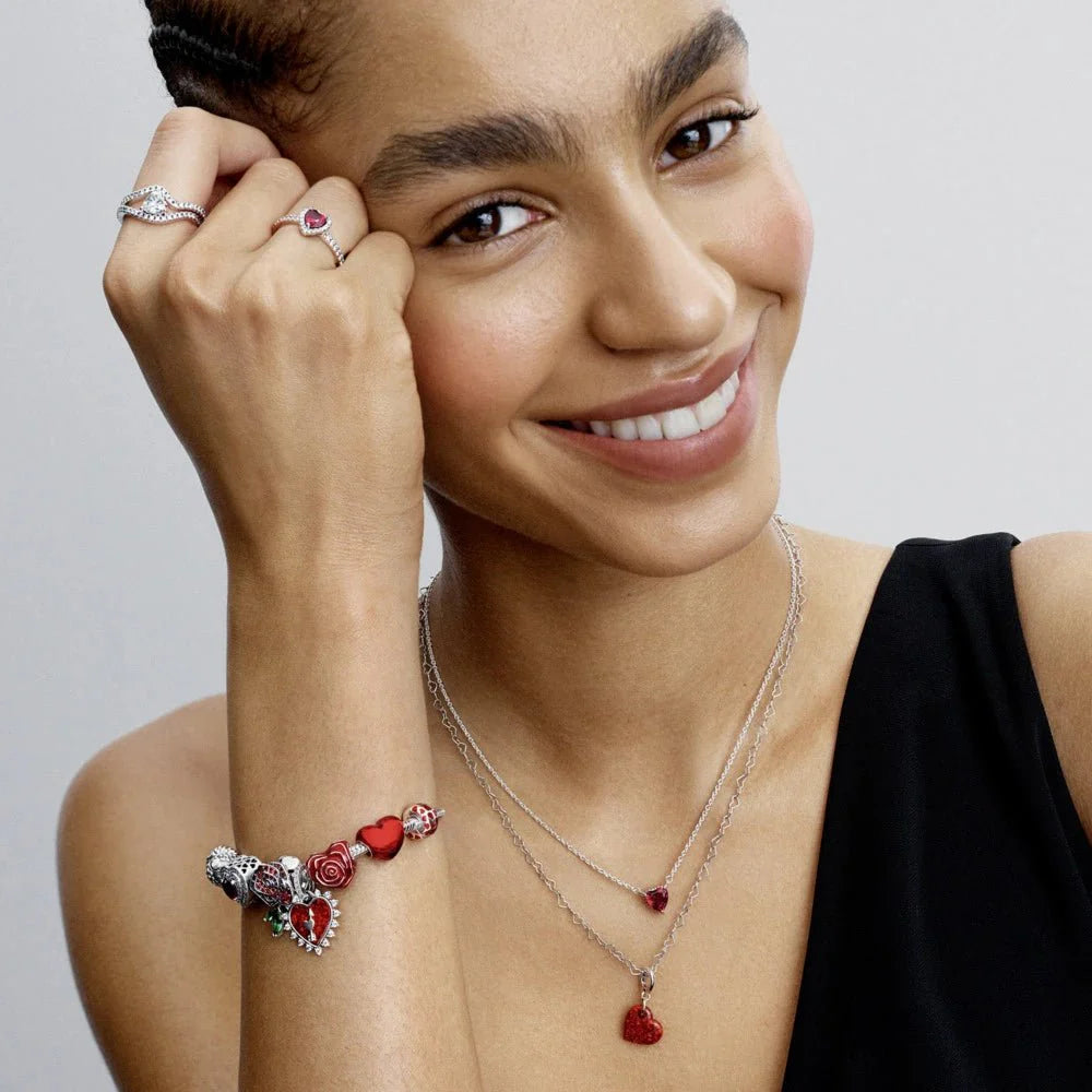 Kabantis Opal Bead 'Rote Herz'