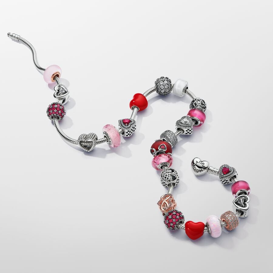 Mattes Rosa Murano-Glasperlen