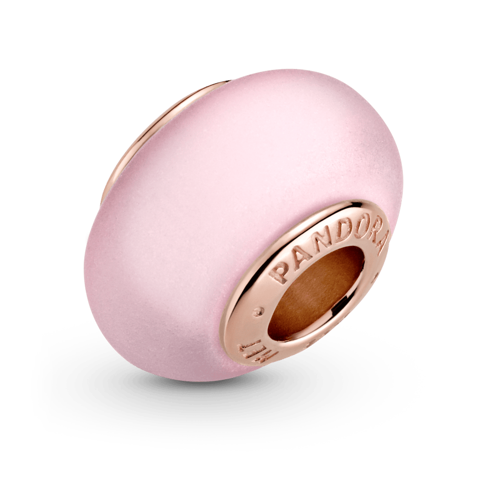 Mattes Rosa Murano-Glasperlen