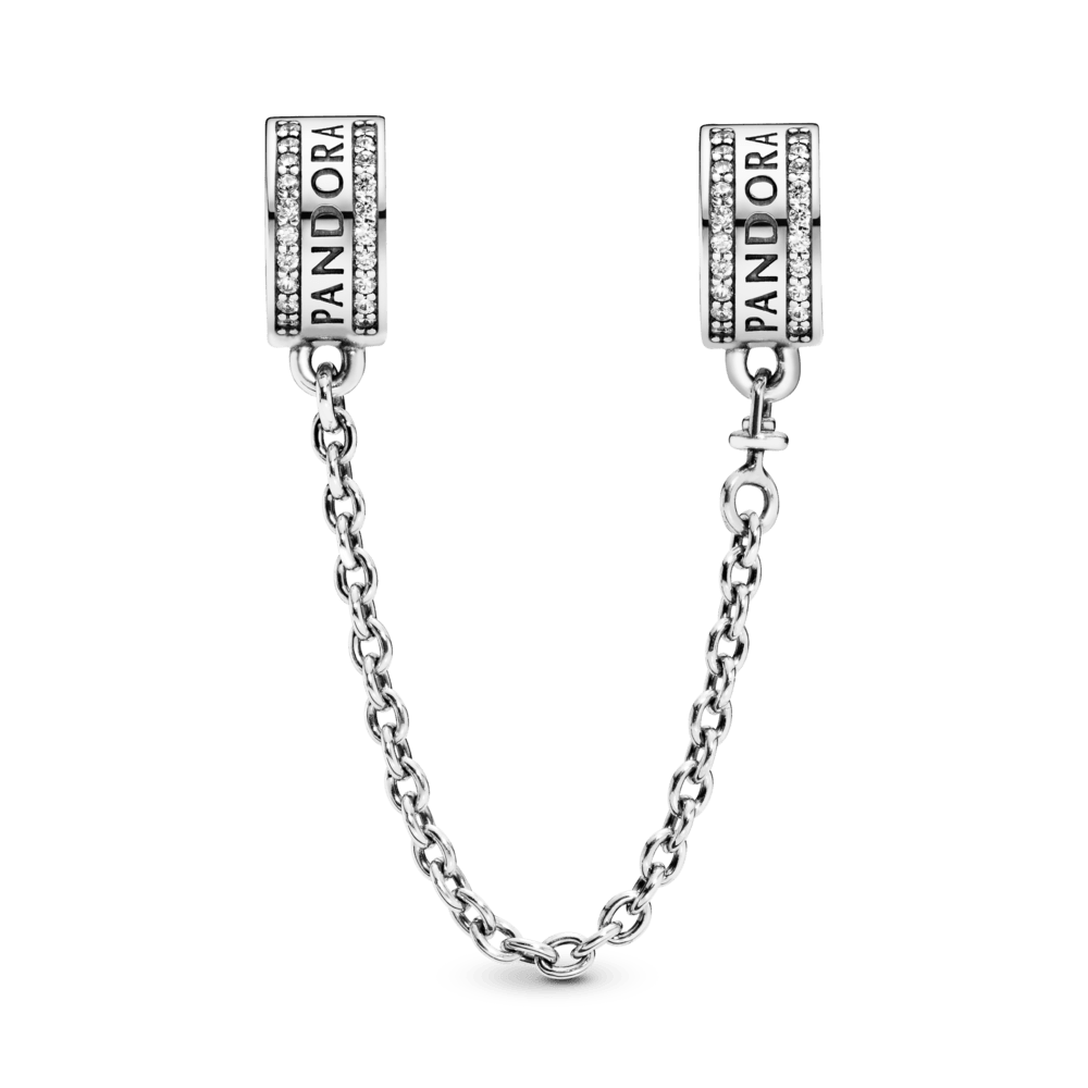 Pandora Logo Sicherheitsketten-Anhänger