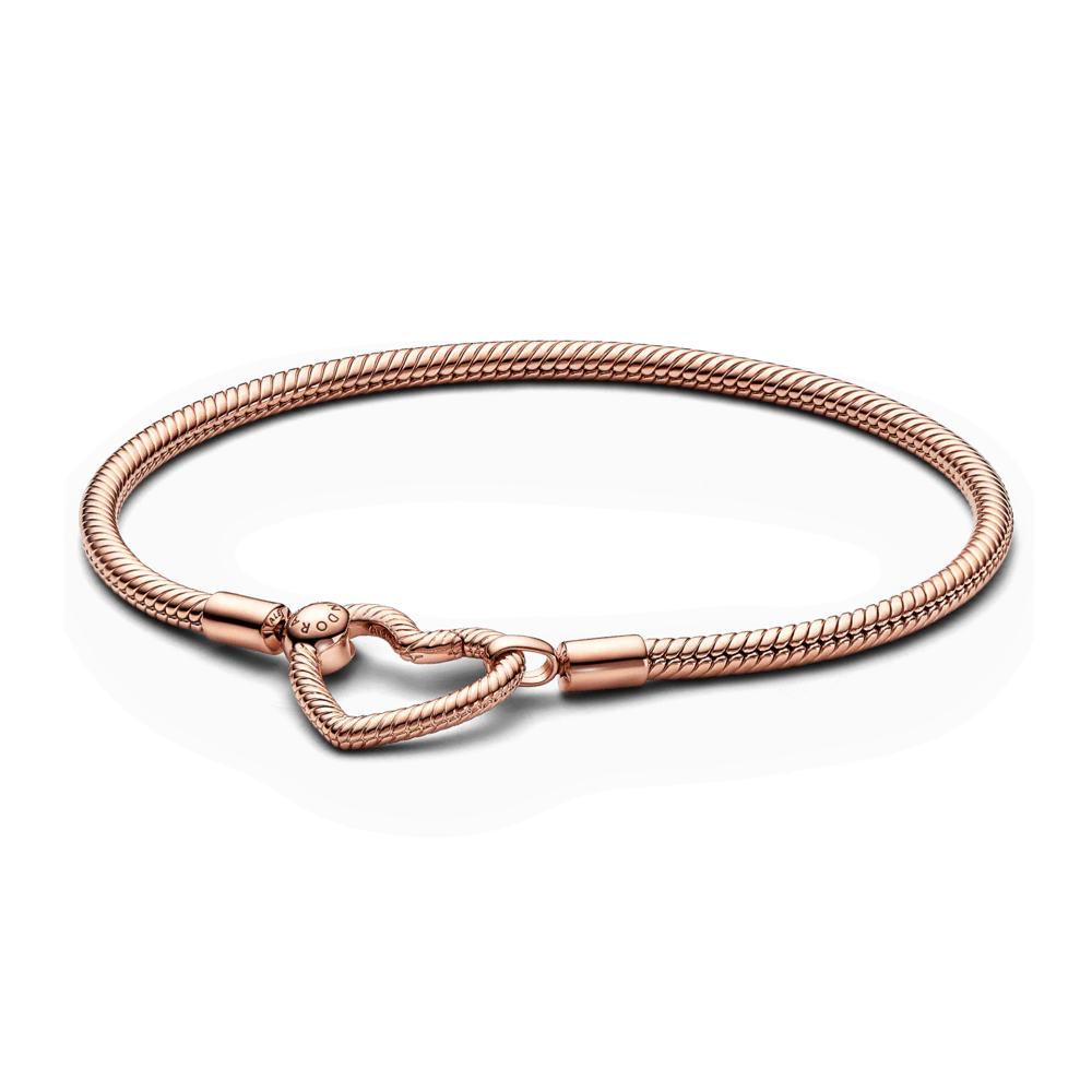 Mr. Moments Herzverschluss Schlangen-Gliederarmband