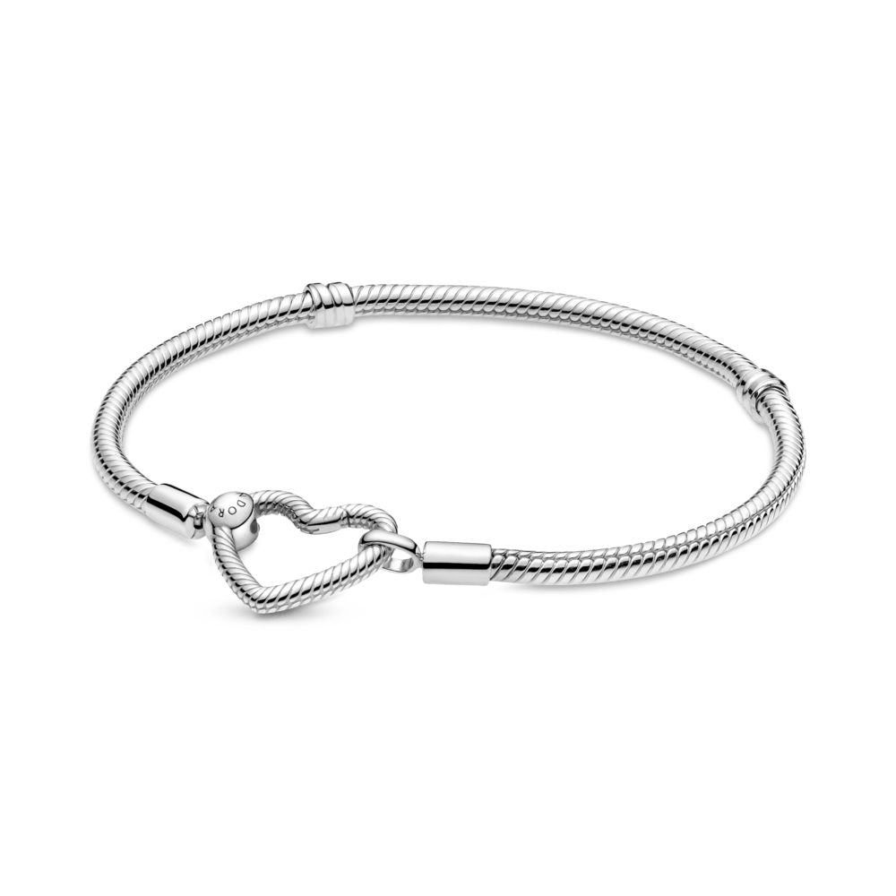 Mr. Moments Herzverschluss Schlangen-Gliederarmband