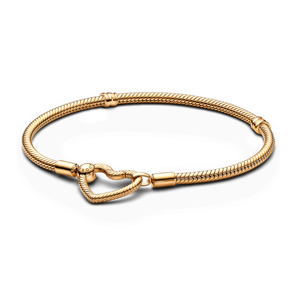 Mr. Moments Herzverschluss Schlangen-Gliederarmband