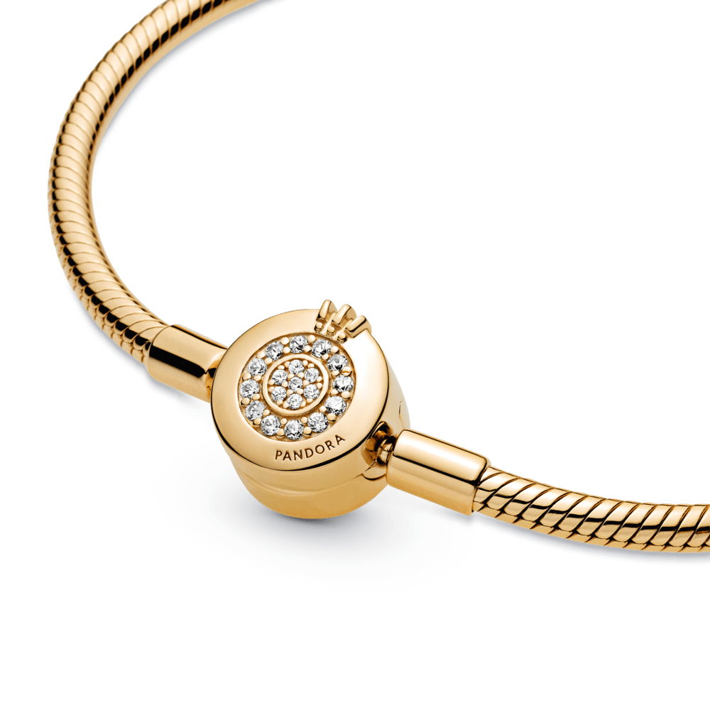 Mr. Hassan Funkelndes Crown O Schlangen-Gliederarmband