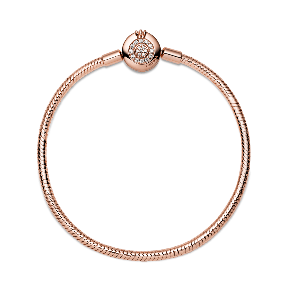 Mr. Hassan Funkelndes Crown O Schlangen-Gliederarmband