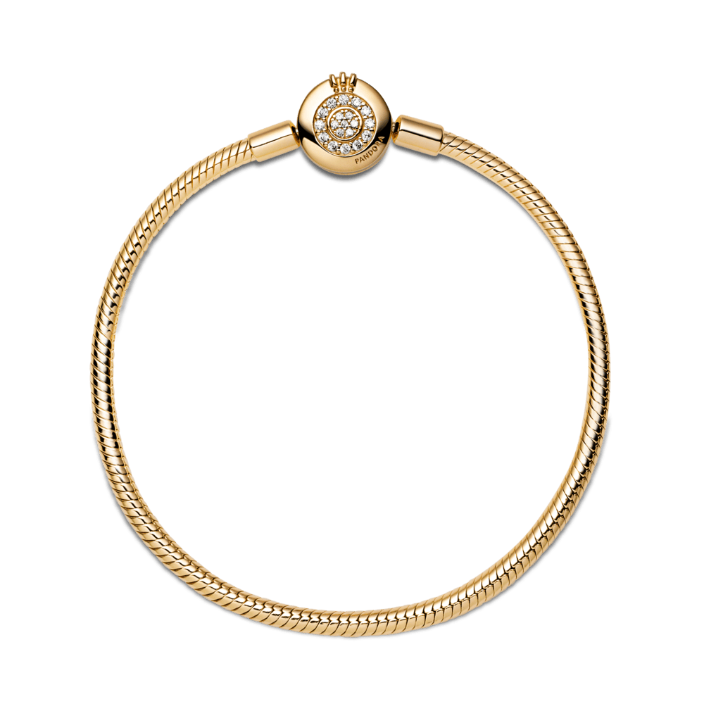 Mr. Hassan Funkelndes Crown O Schlangen-Gliederarmband