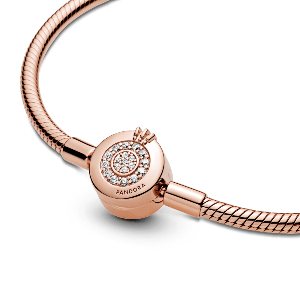 Mr. Hassan Funkelndes Crown O Schlangen-Gliederarmband