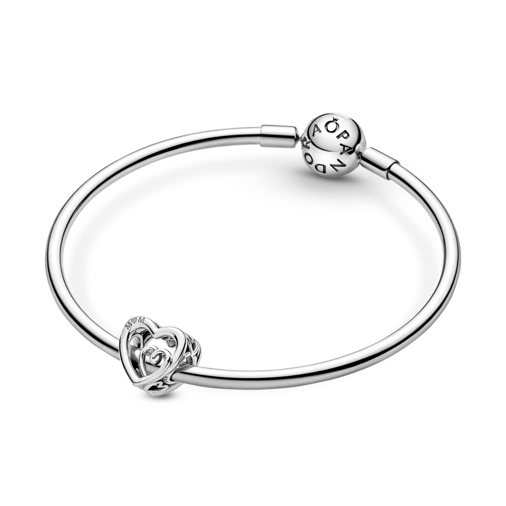 Intertwined Infinity Hearts Bead