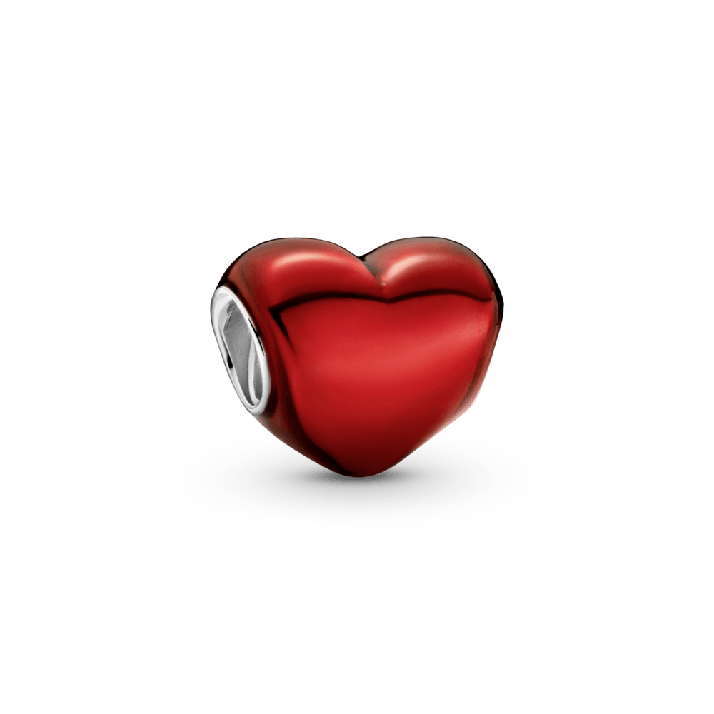 Red heart bead