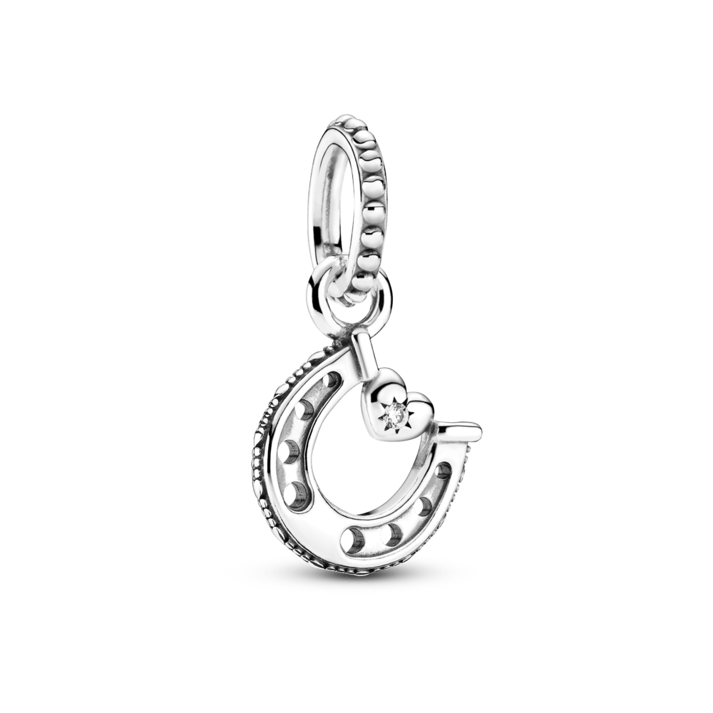 A lucky horseshoe pendant