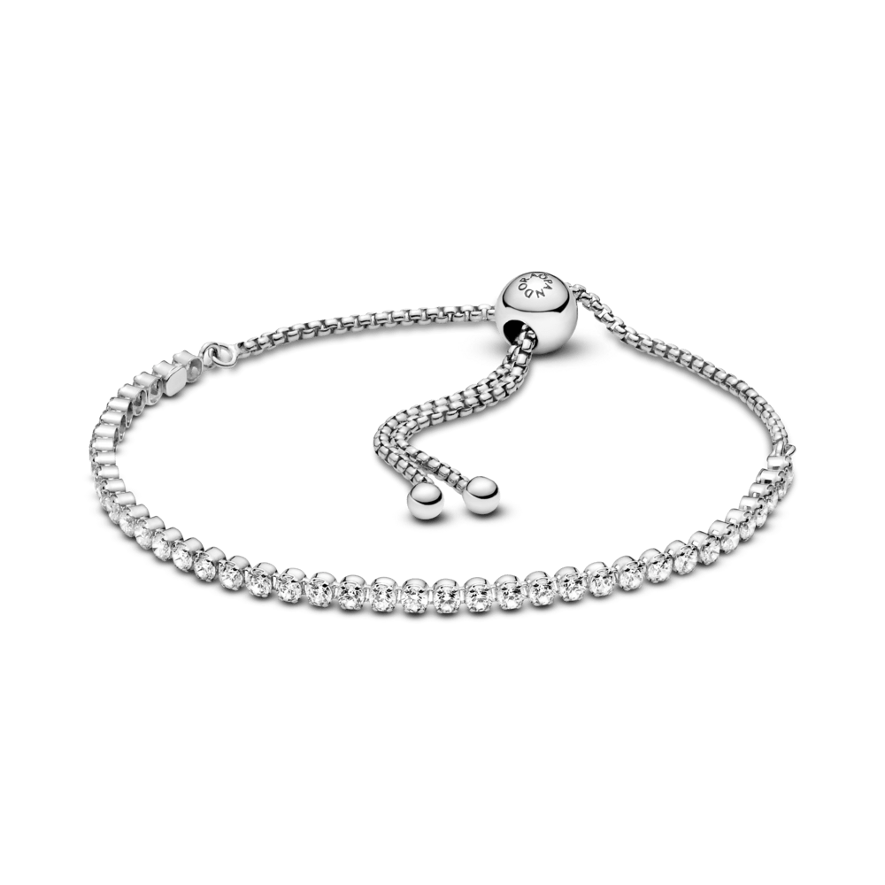 Mr. Hassan Funkelndes Schiebe-Tennisarmband