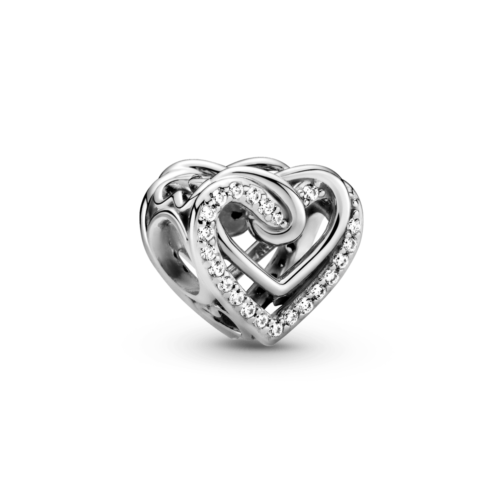 Funkelnde Herzchen-Perle